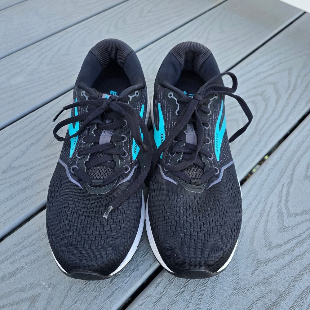 Brooks Women's Ariel 20 Running Shoes Black/Teal , Size 10.5